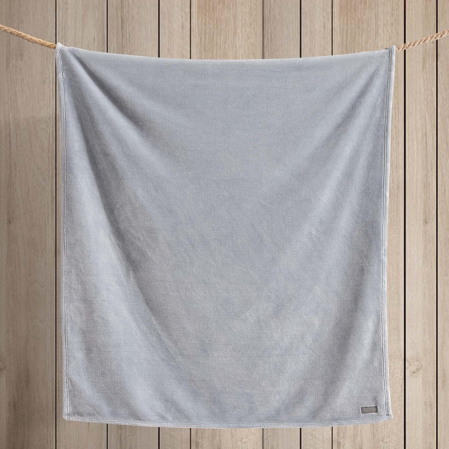 Eddie Bauer Eddie Bauer Ultra Lux Plush Solid Throw Blankets