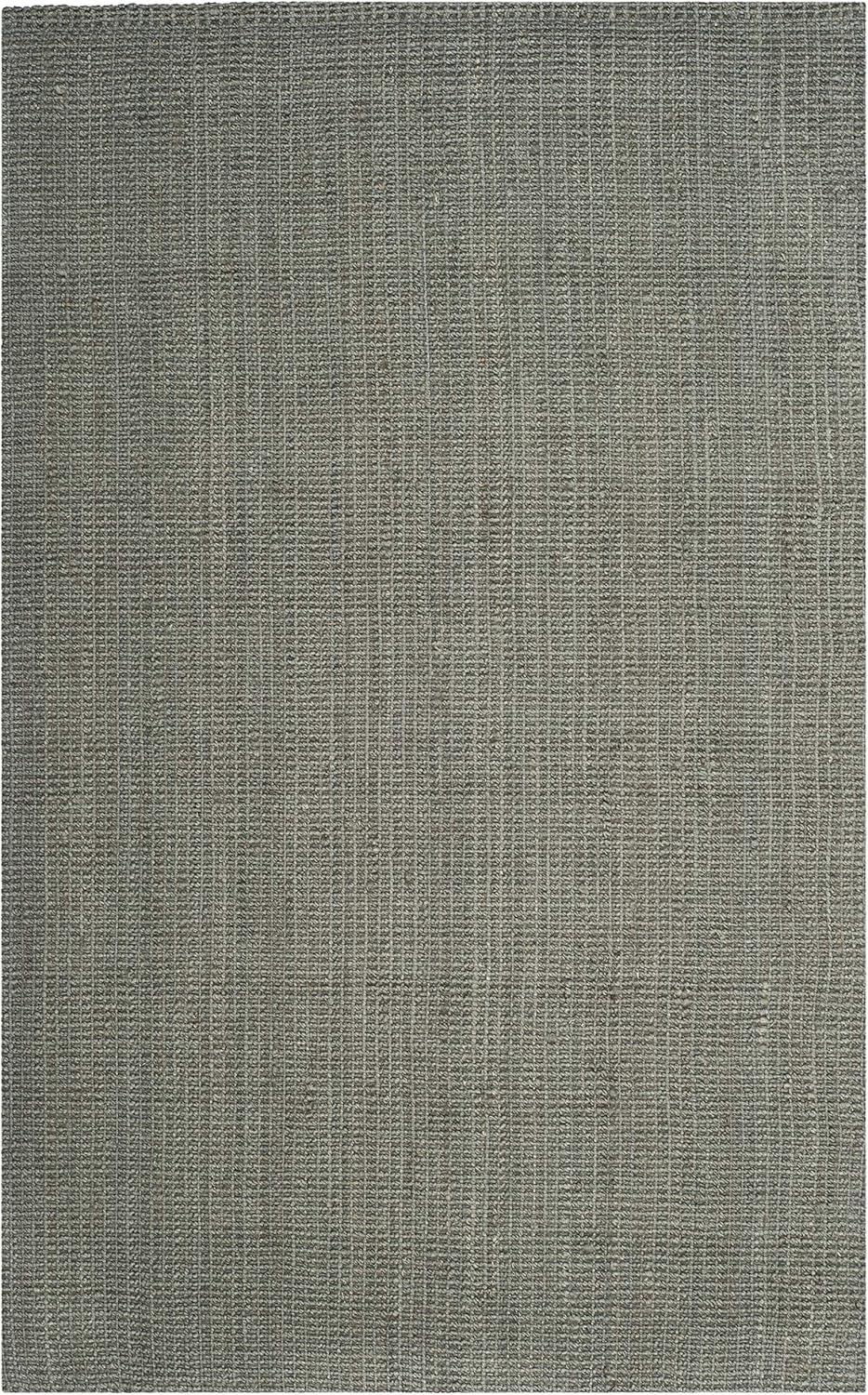 SAFAVIEH Natural Fiber Milica Braided Jute Area Rug, Grey, 10' x 14'