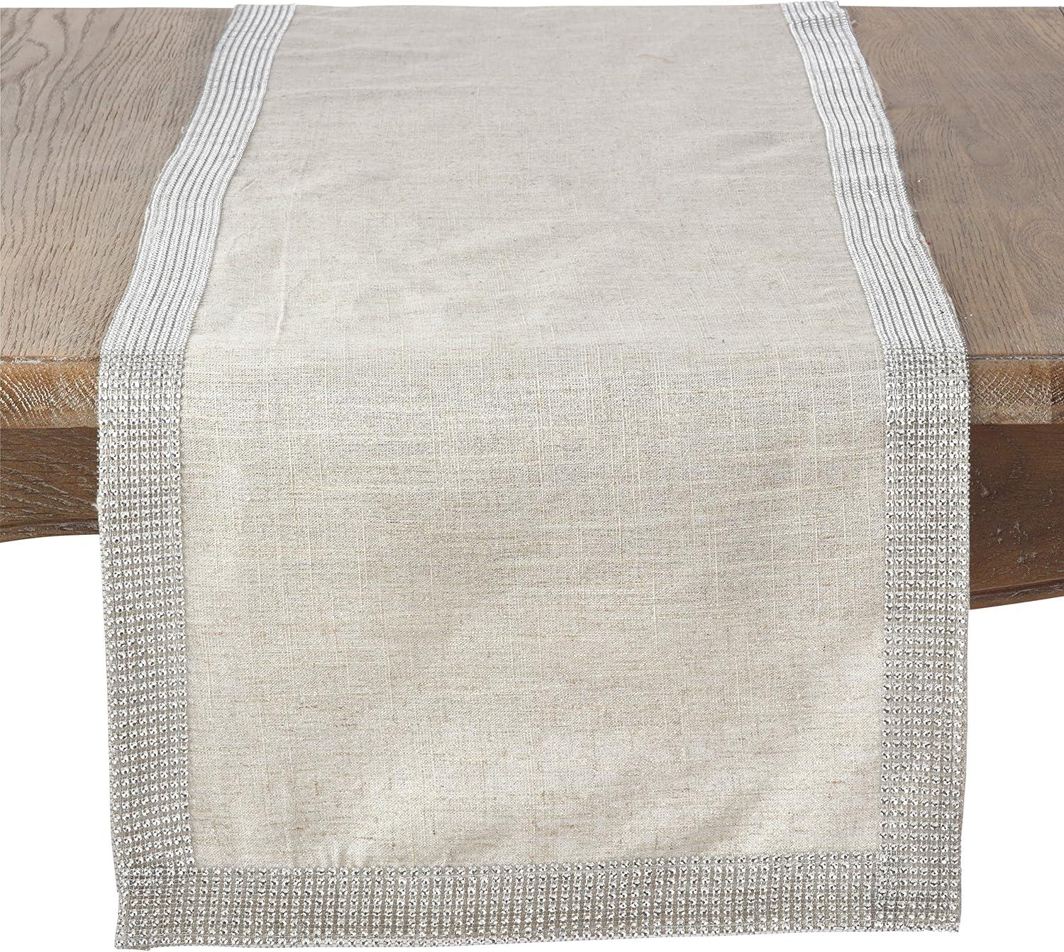 Saro Lifestyle Studded Design Table Runner