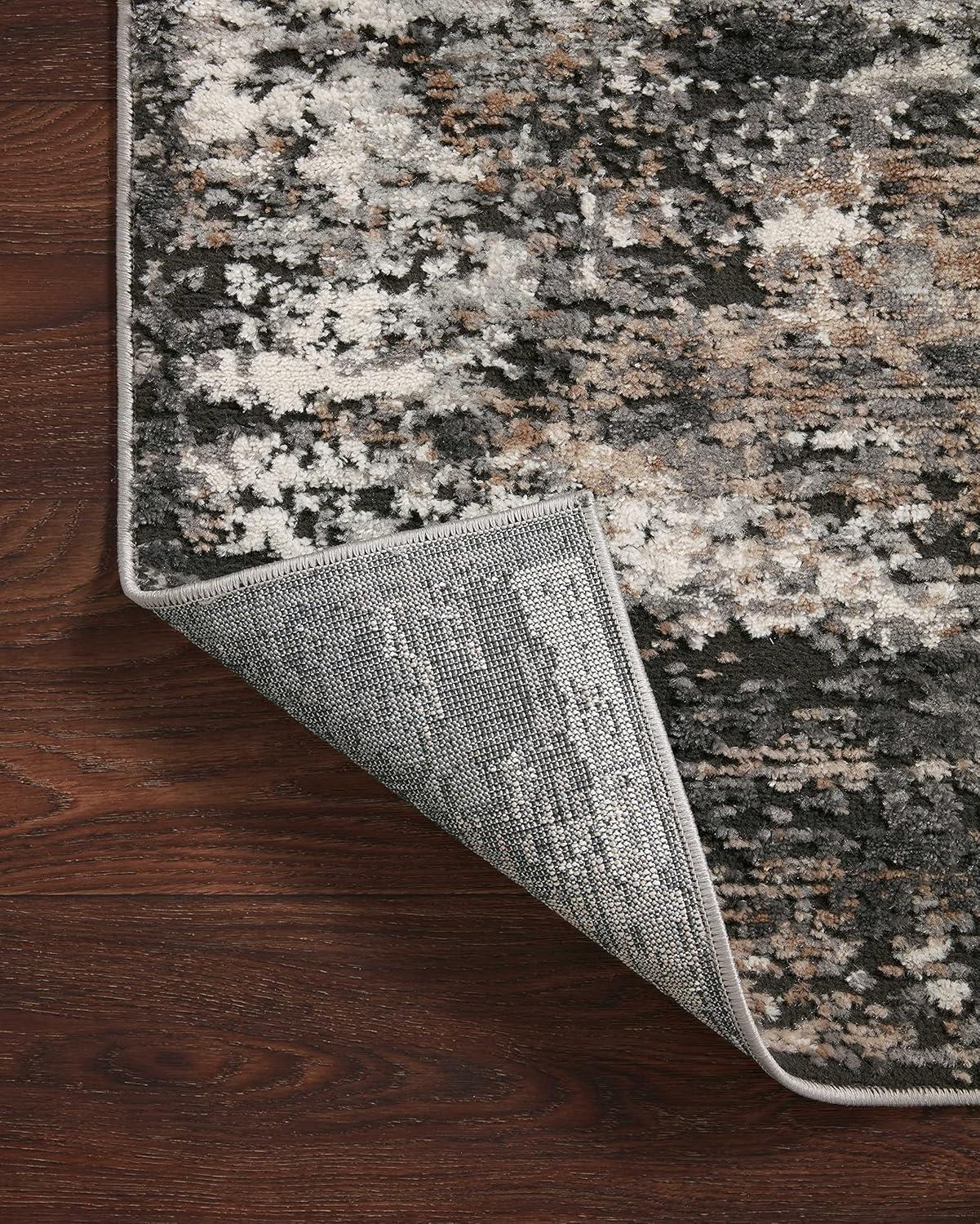 Loloi II Estelle Collection EST-02 Charcoal / Grey Oriental Area Rug 7'-10" x 10'-2"