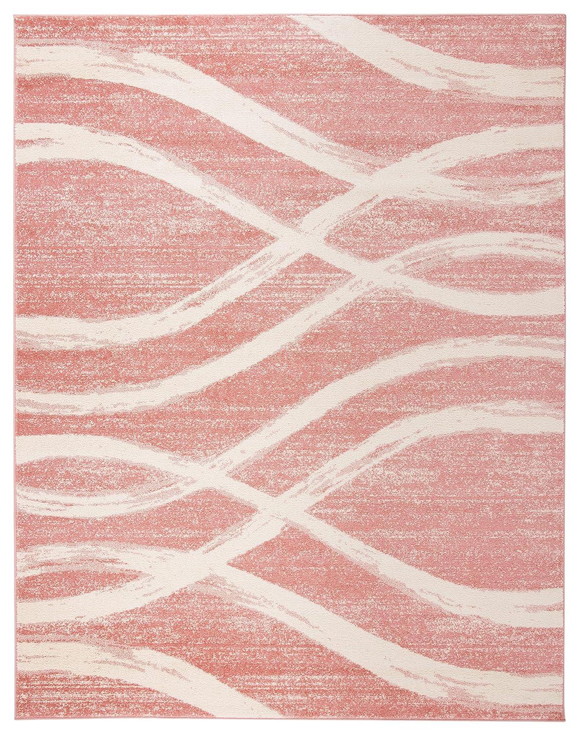 Adirondack ADR125 Machine Made Indoor Area Rug - Rose/Cream - 9'x12' - Safavieh