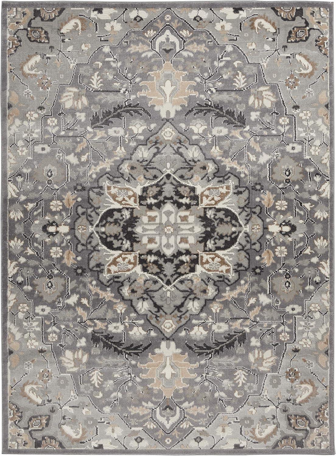 Nourison Elation Floral Medallion Indoor Rug