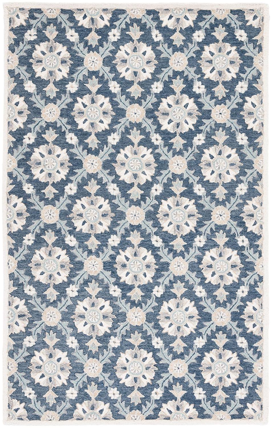 Martha Stewart Rugs Martha Stewart Hand Tufted 80% Wool And 20% Cotton Damask Rug