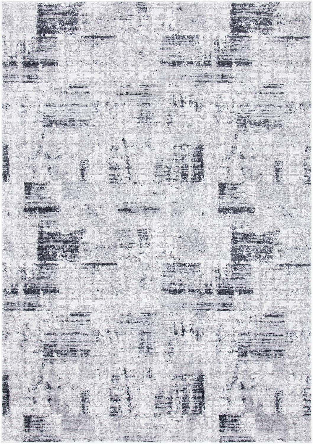 Amelia ALA786 Power Loomed Accent Rug - Grey/Charcoal - 3'x5' - Safavieh.
