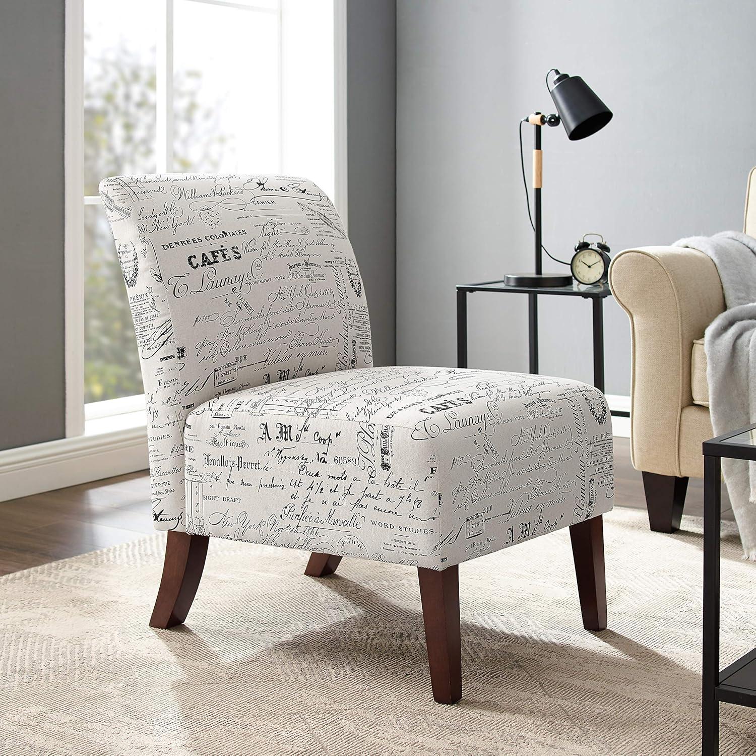 Lily Upholstered Sailing Chair - Linon