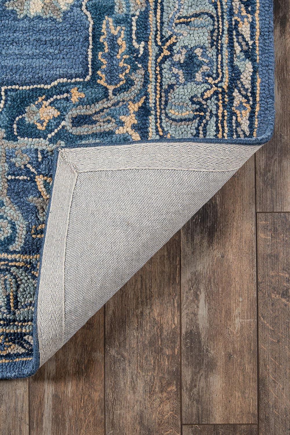 2'x3' Medallion Tufted Accent Rug Denim - Momeni