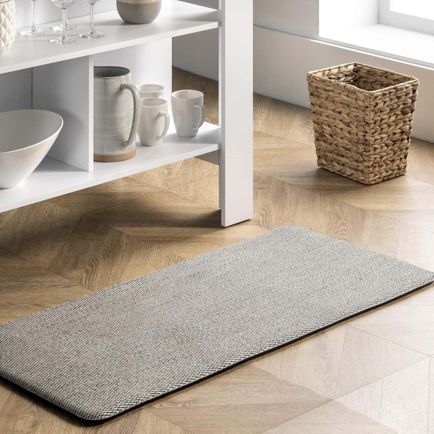 Nuloom Casual Braided Anti Fatigue Kitchen or Laundry Room Comfort Indoor Mat