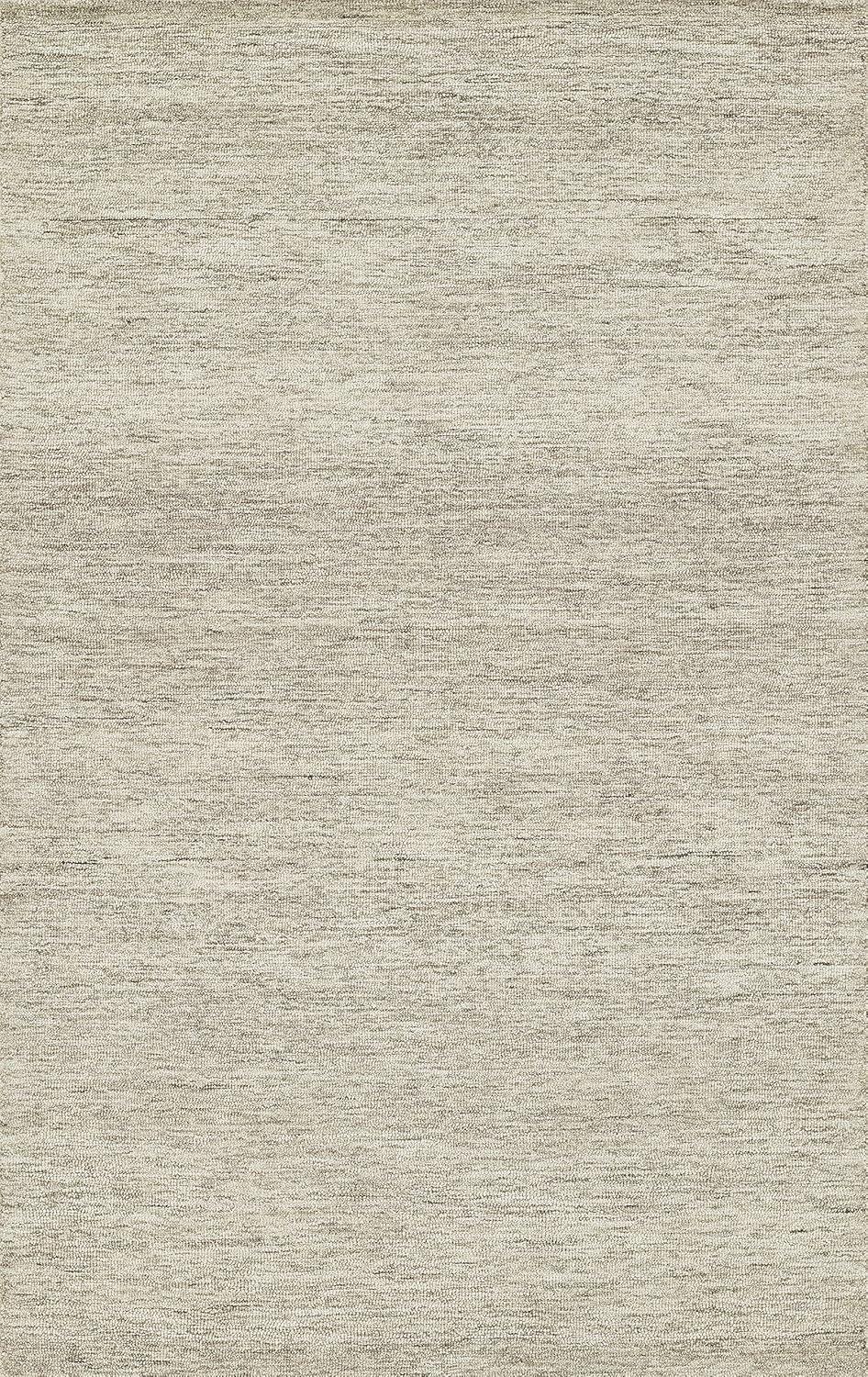 Momeni 8'x10' James Solid Handtufted Area Rug Natural: Wool, Low Pile, Rectangle, Indoor, Tufted, Vacuum Care