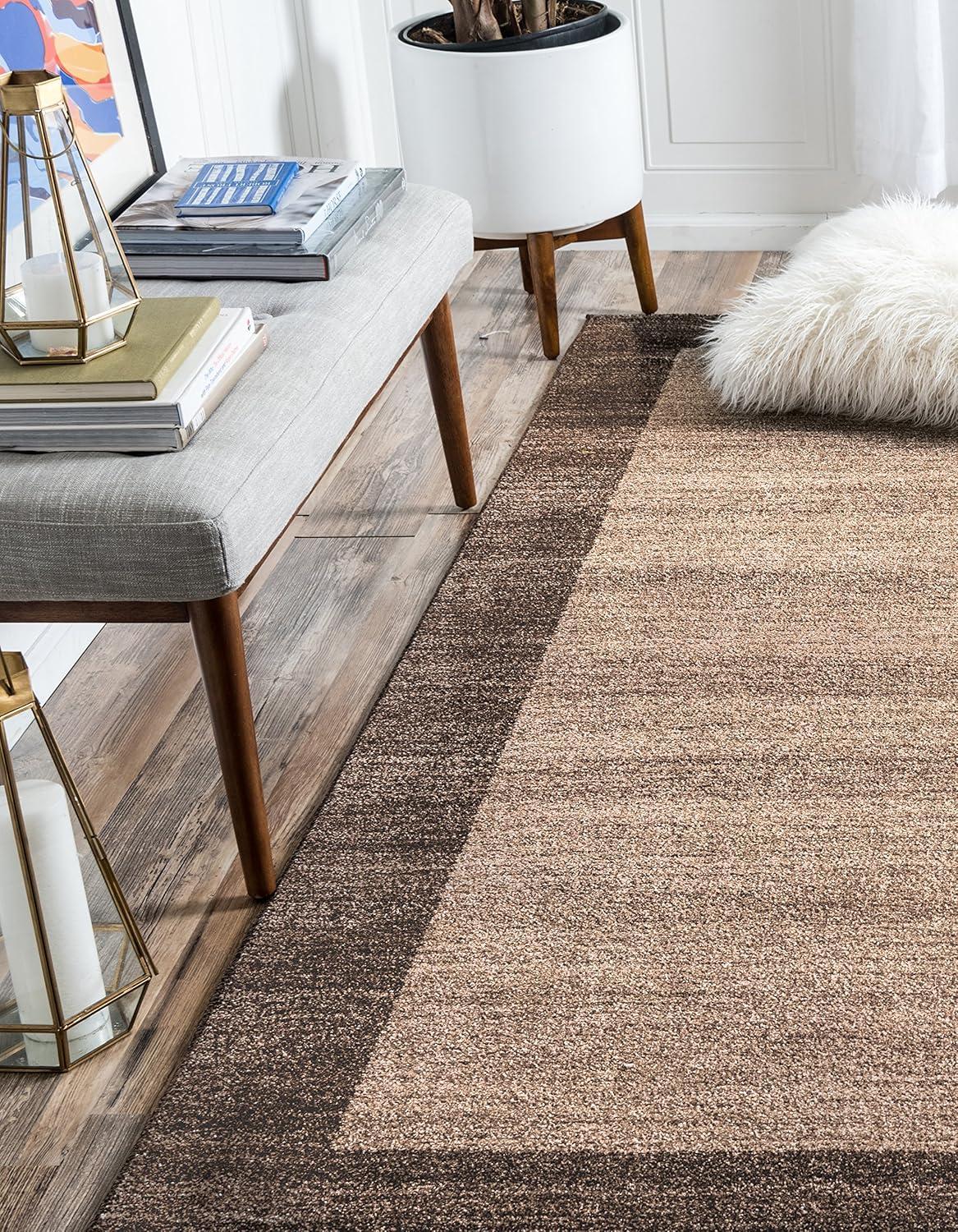 Unique Loom Del Mar Abigail Solid Indoor Woven Area Rug