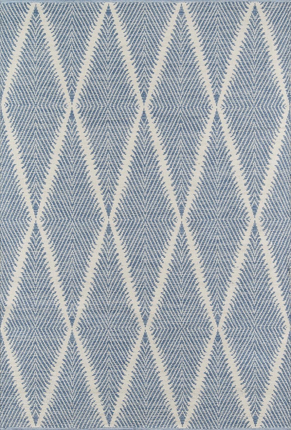 River Geometric Handmade Flatweave Area Rug