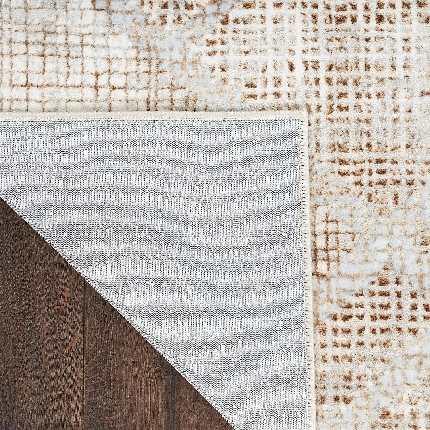 Iliana Abstract Grey/Mocha Area Rug