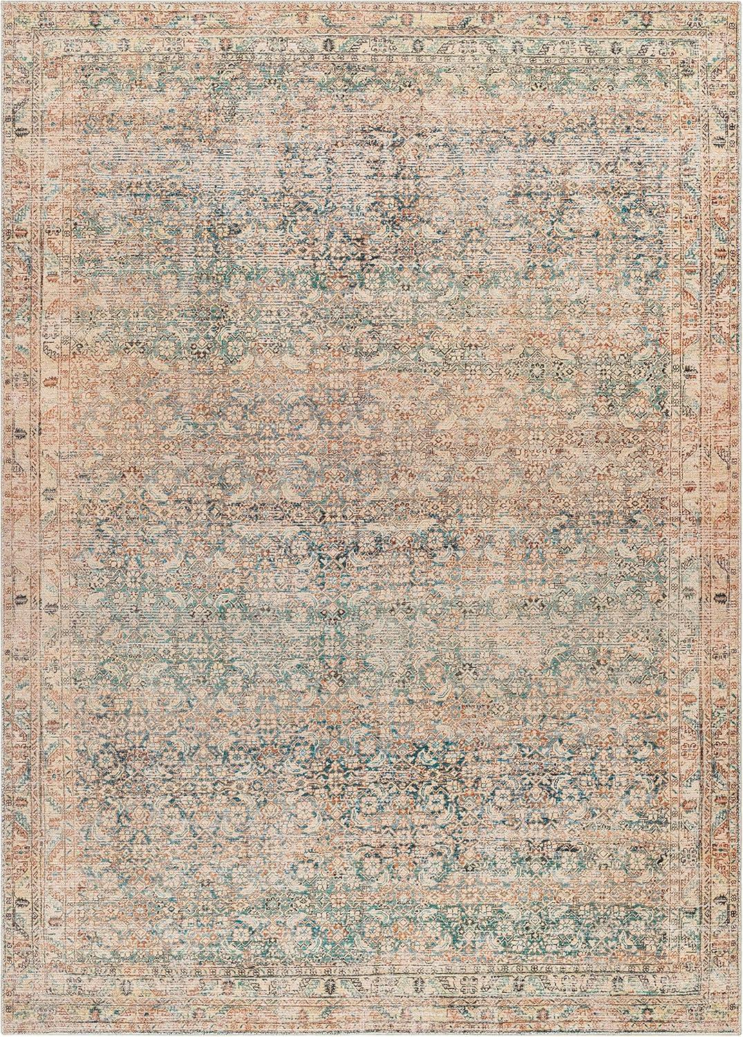 Becki Owens x Livabliss Marlene Vintage Sage/Brown Area Rug