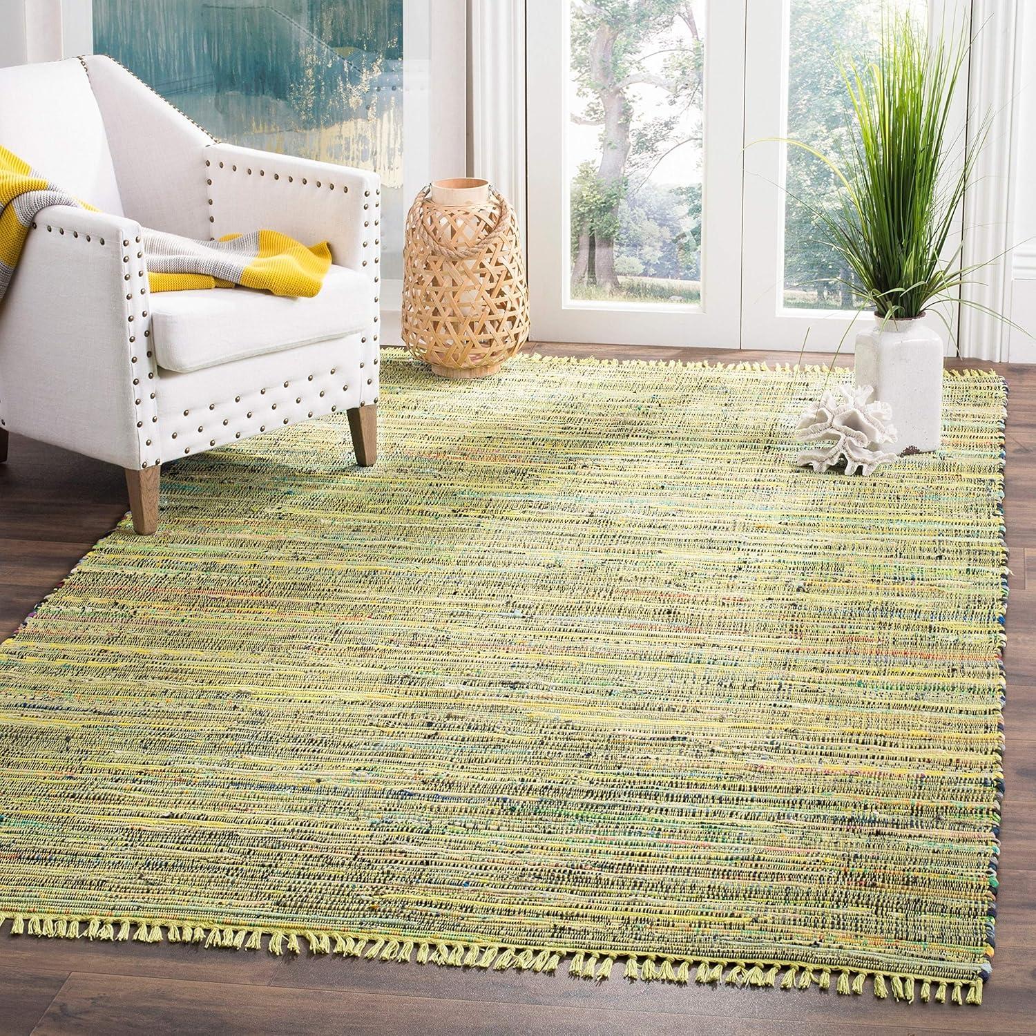 Rag Area Rug RAR127 Hand Woven Area Rug  - Safavieh