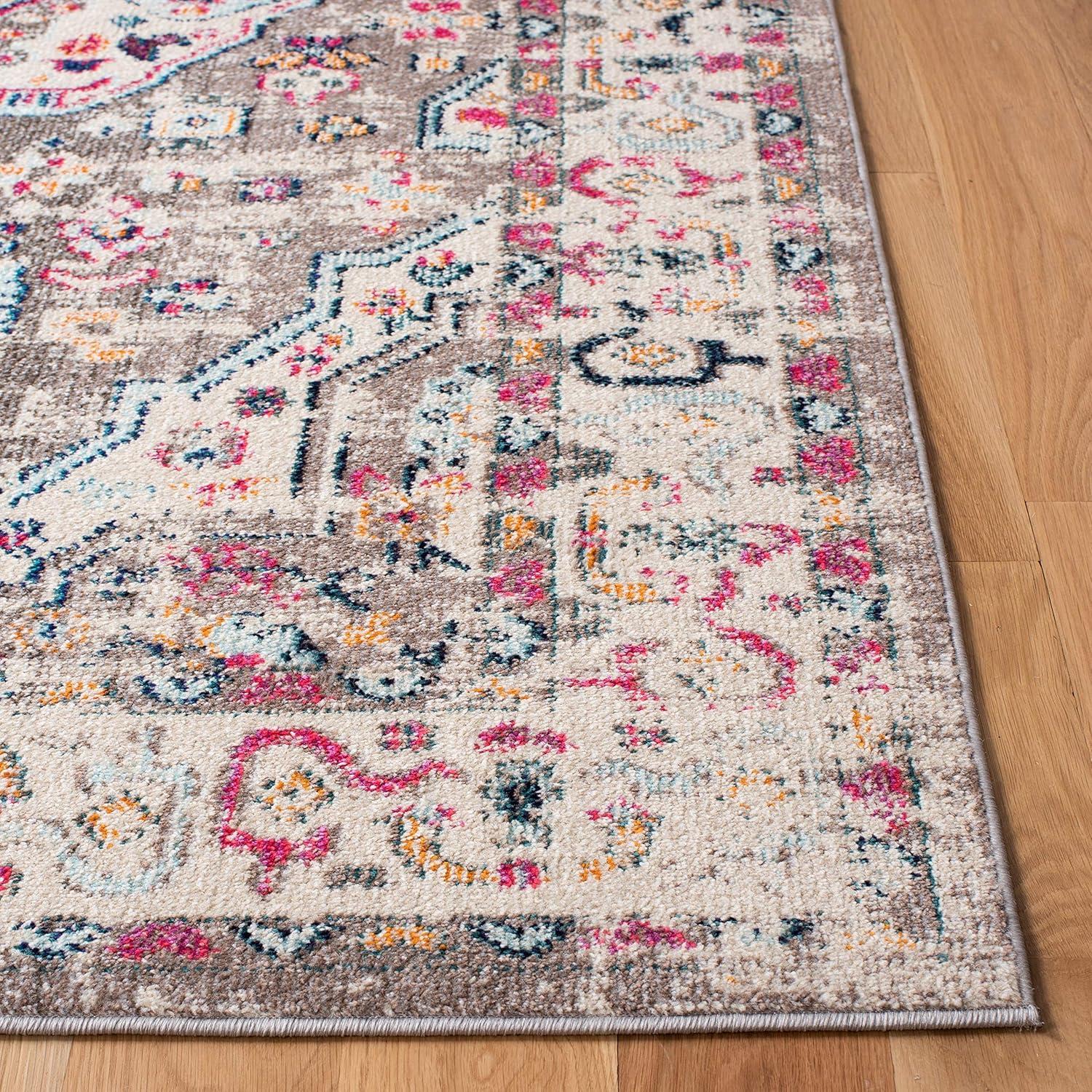 Madison MAD468 Power Loomed Indoor Area Rug - Taupe/Ivory - 8'x10' - Safavieh