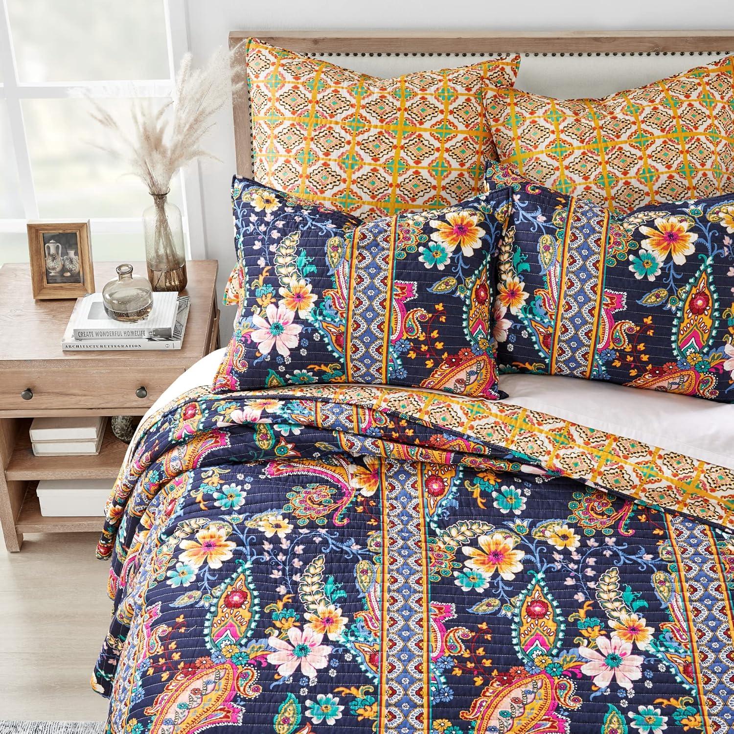 Bertelli Navy Quilt Set - Levtex Home