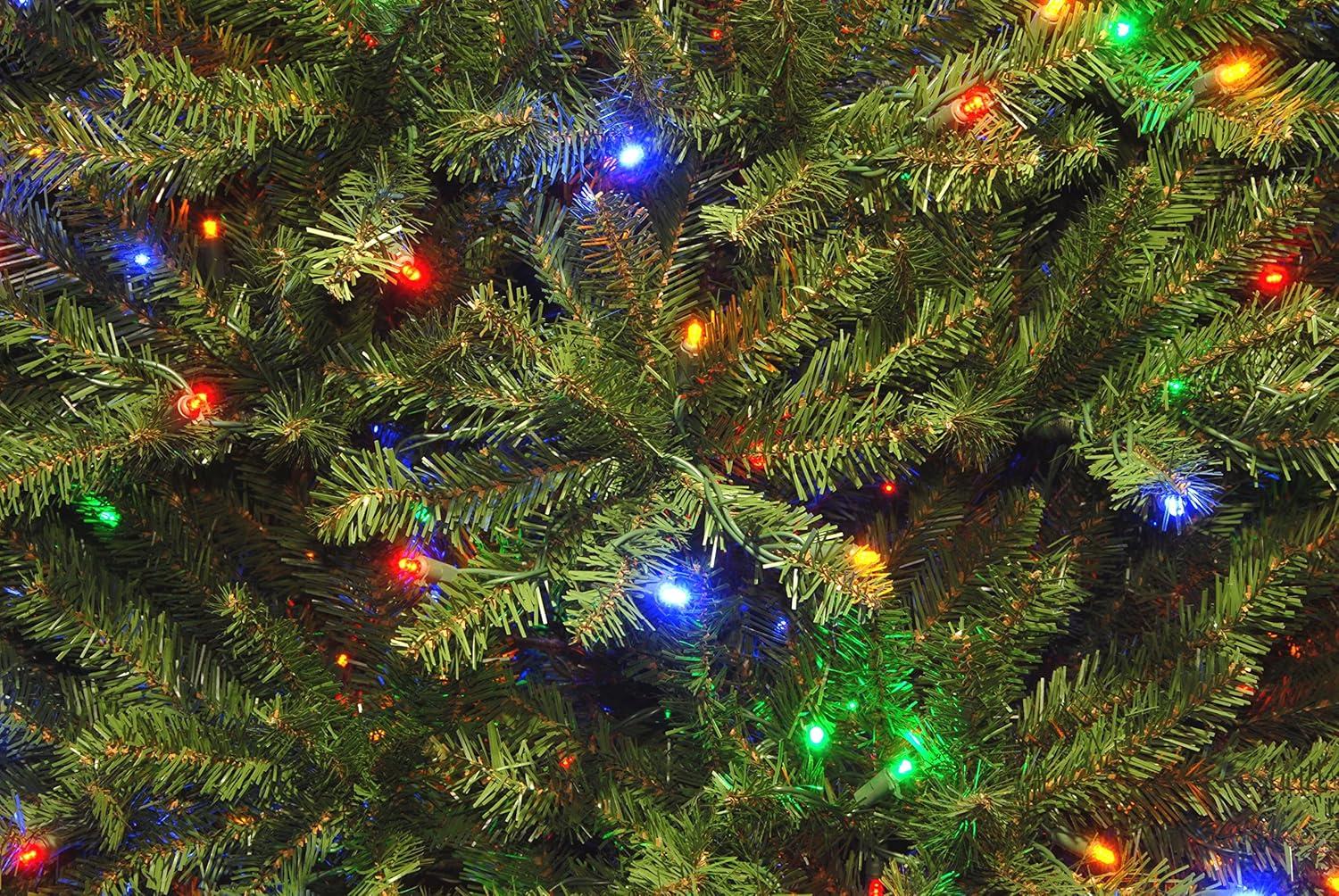 The Holiday Aisle® 9ft. Dunhill Fir Tree with Dual Color LED Lights