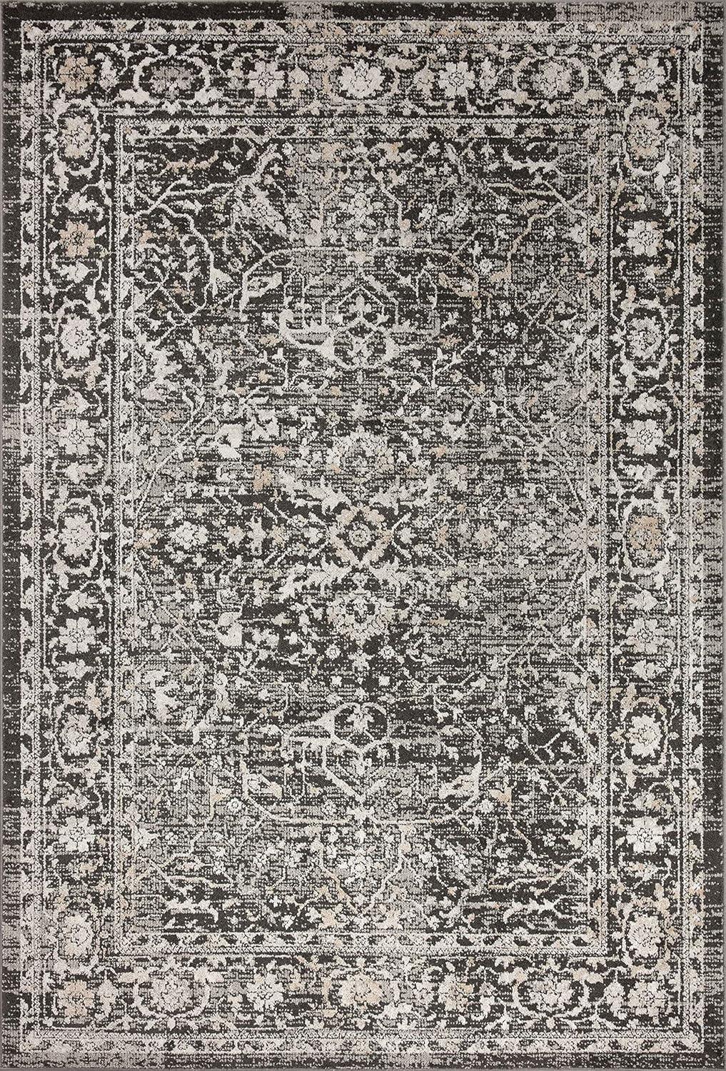 Loloi II Odette Charcoal / Silver 2'-7" x 10'-0" Runner Rug