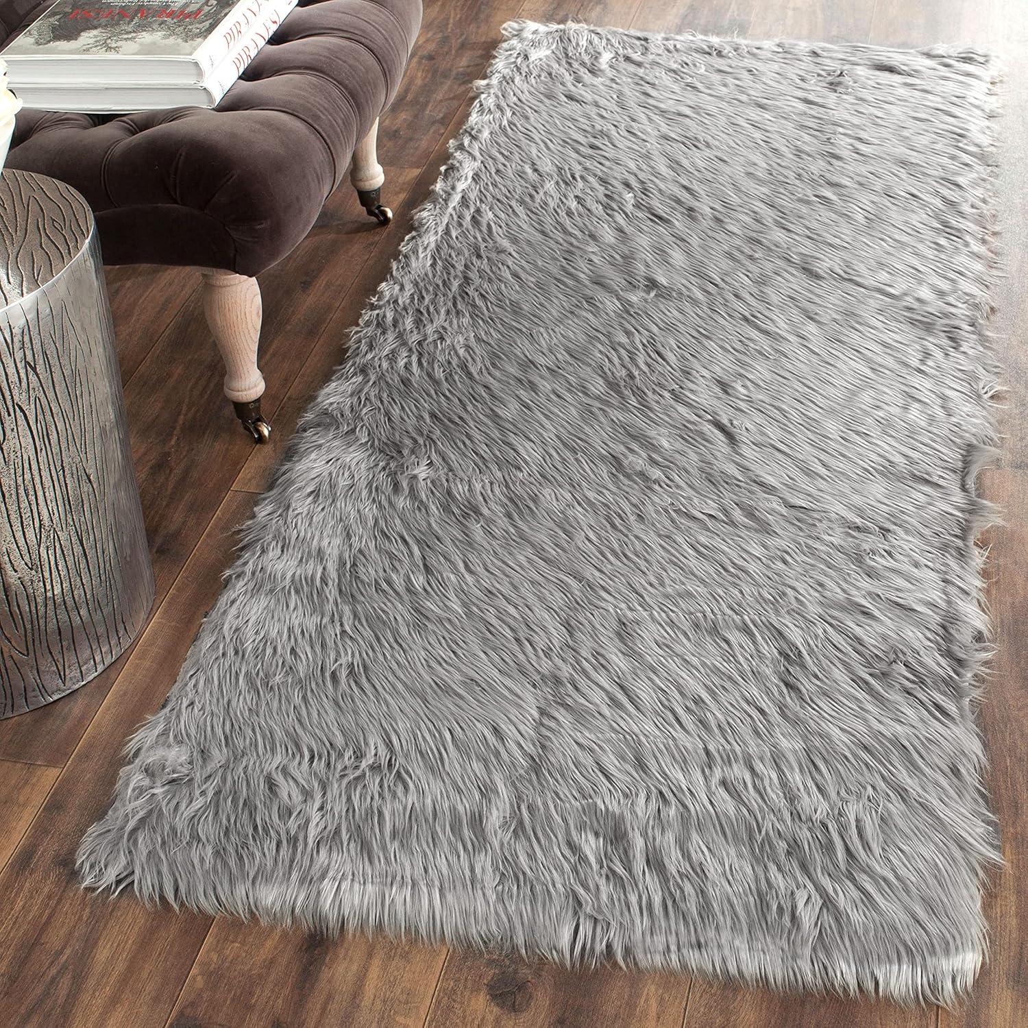 Faux Sheep Skin FSS235 Power Loomed Area Rug  - Safavieh