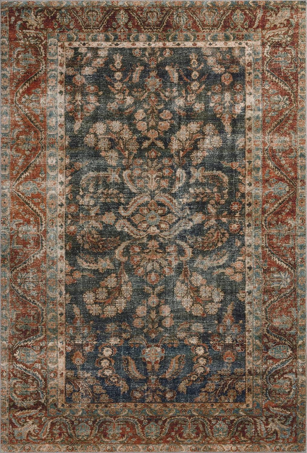 Chris Loves Julia x Loloi Chris Loves Julia x Loloi Jules Ocean / Spice Area Rug