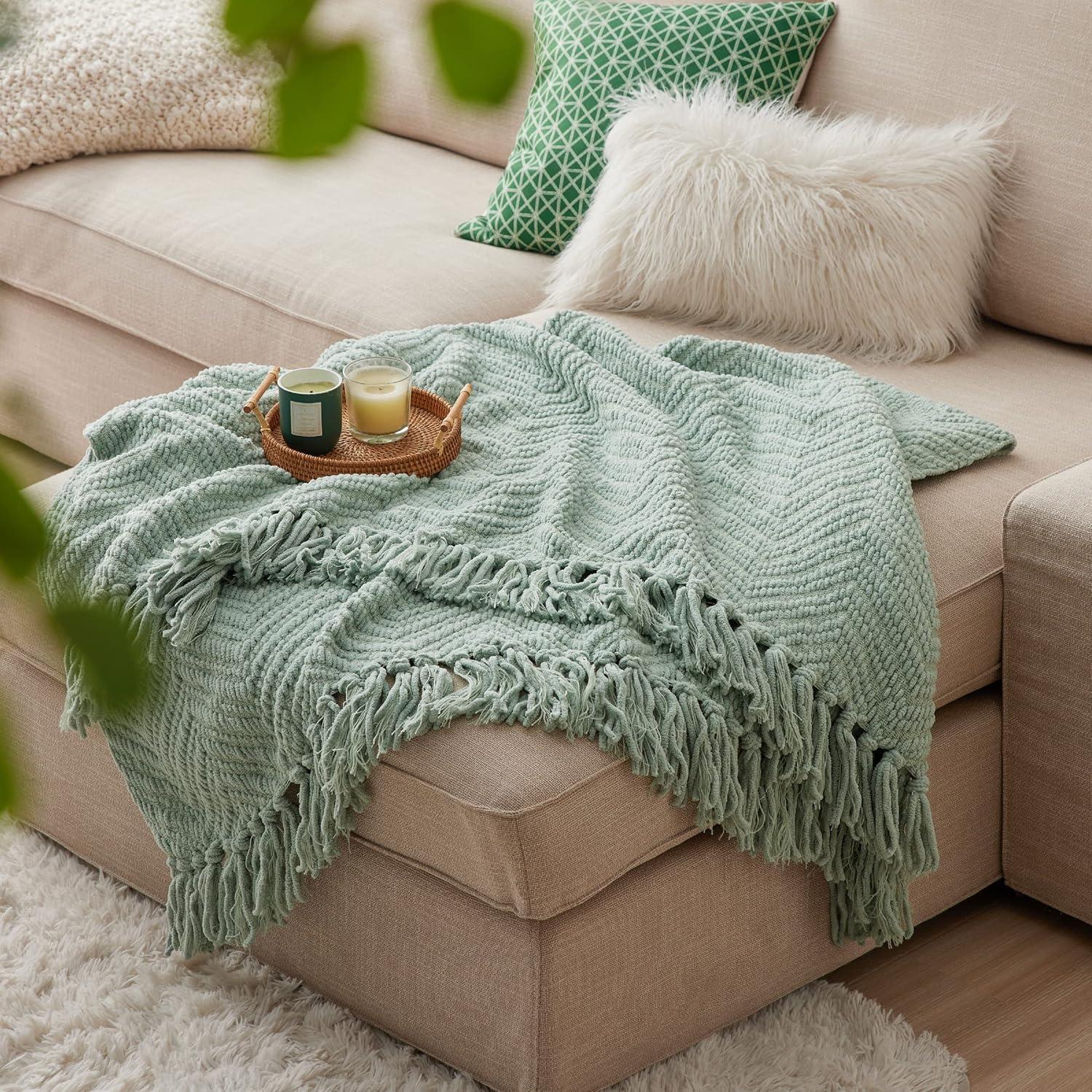 Bedsure Bedsure Knit Woven Blanket
