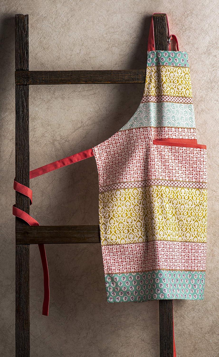 Maison d' Hermine 100% Cotton Apron for women with Pocket Kitchen Chef Apron for Men Cooking Gardening Server Waitress Maid