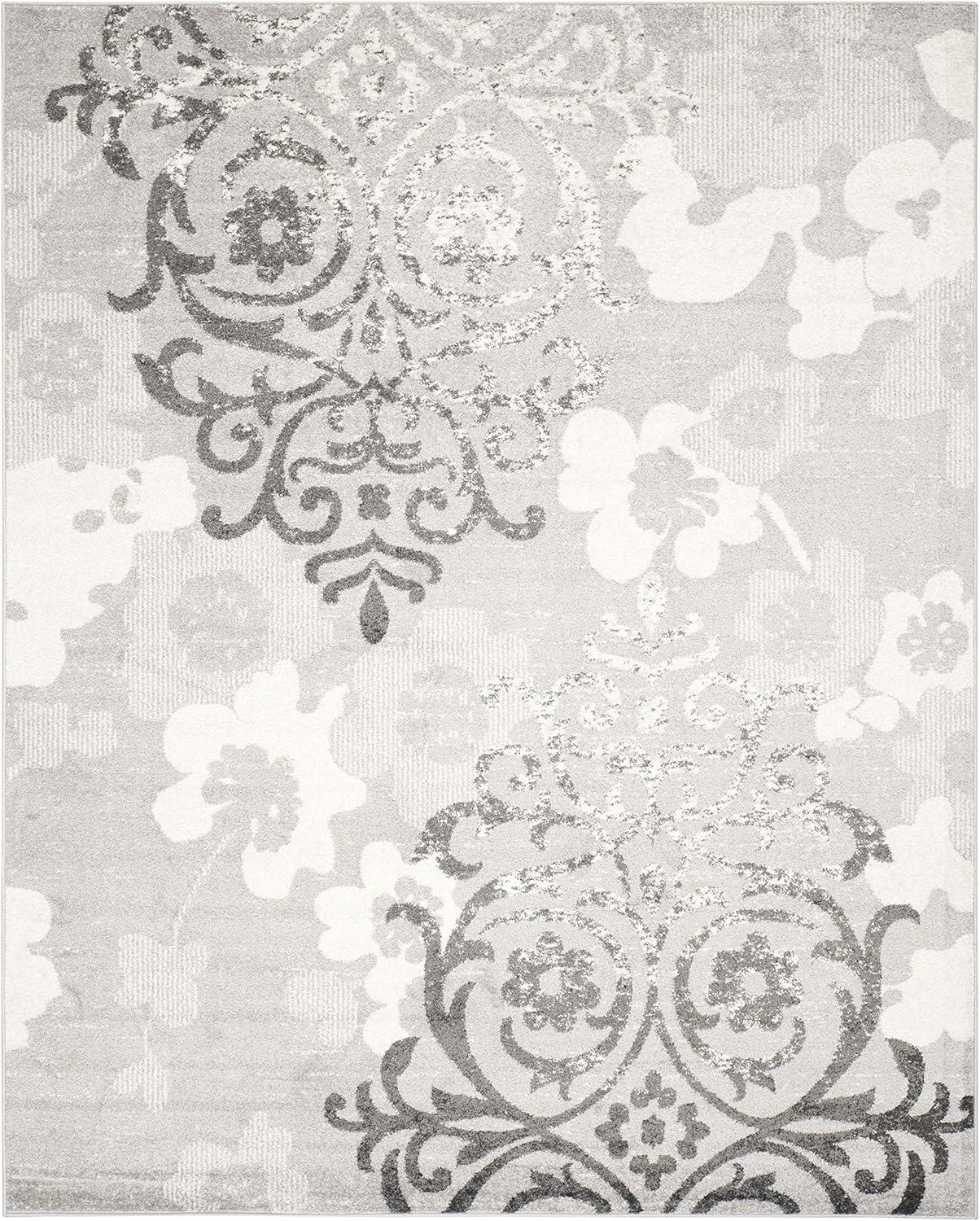 Adirondack ADR114 Machine Made Indoor Area Rug - Ivory/Dark Green - 9'x12' - Safavieh