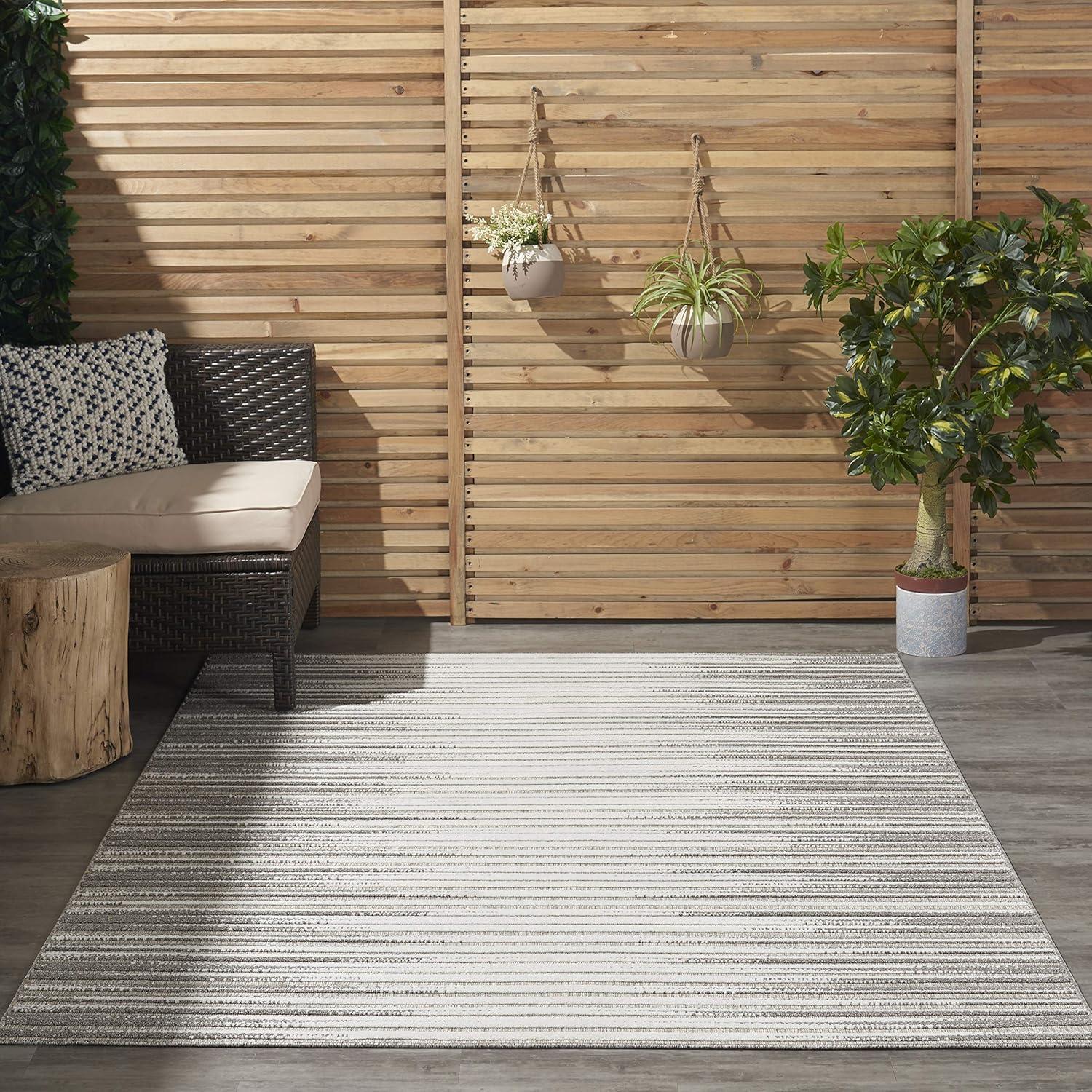 Nourison Calobra Contemporary Flatweave Indoor/Outdoor Area Rug