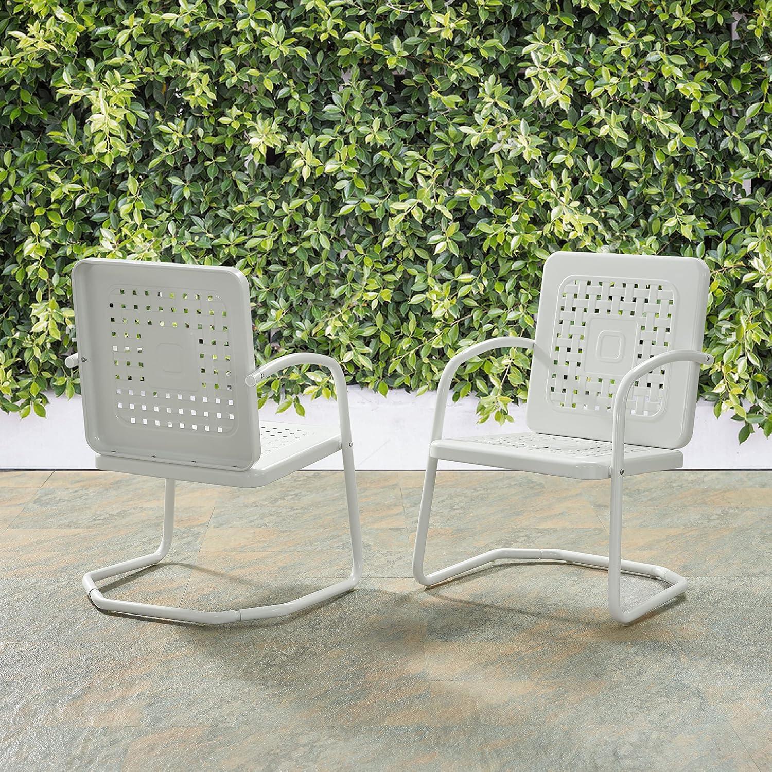 2pk Bates Outdoor Steel Arm Chairs - Crosley