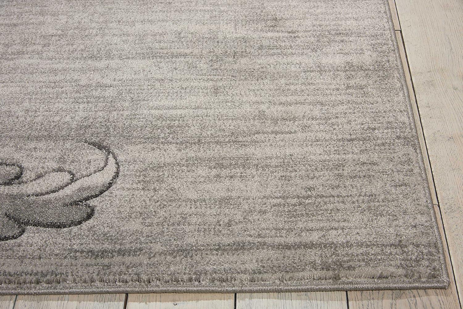 Nourison Maxell MAE05 Gray/Beige/Ivory Area Rug - 5'3" x 7'3"