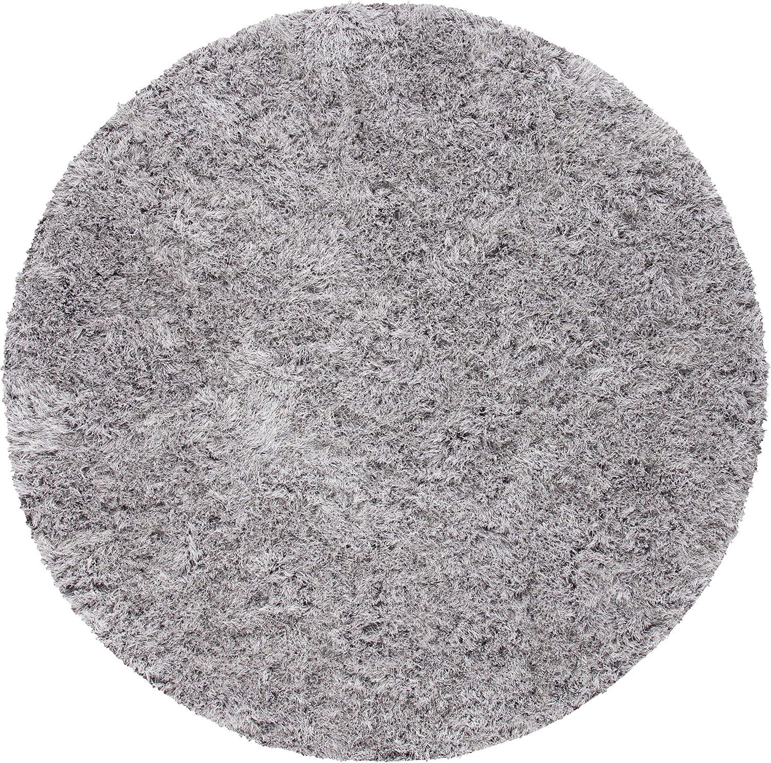 Venice Shag SG256 Hand Tufted Indoor Area Rug - Champagne - 6' Round - Safavieh