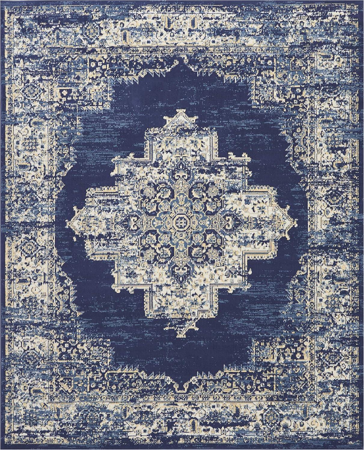 Nourison Grafix Center Medallion Area Rug