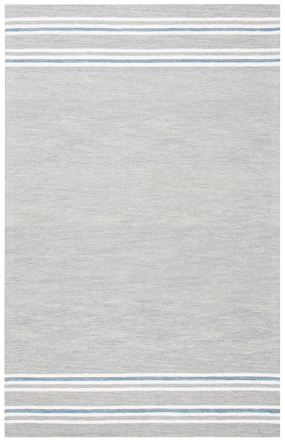 Metro MET603 Hand Tufted Indoor Area Rug - Grey/Blue - 4'x6' - Safavieh