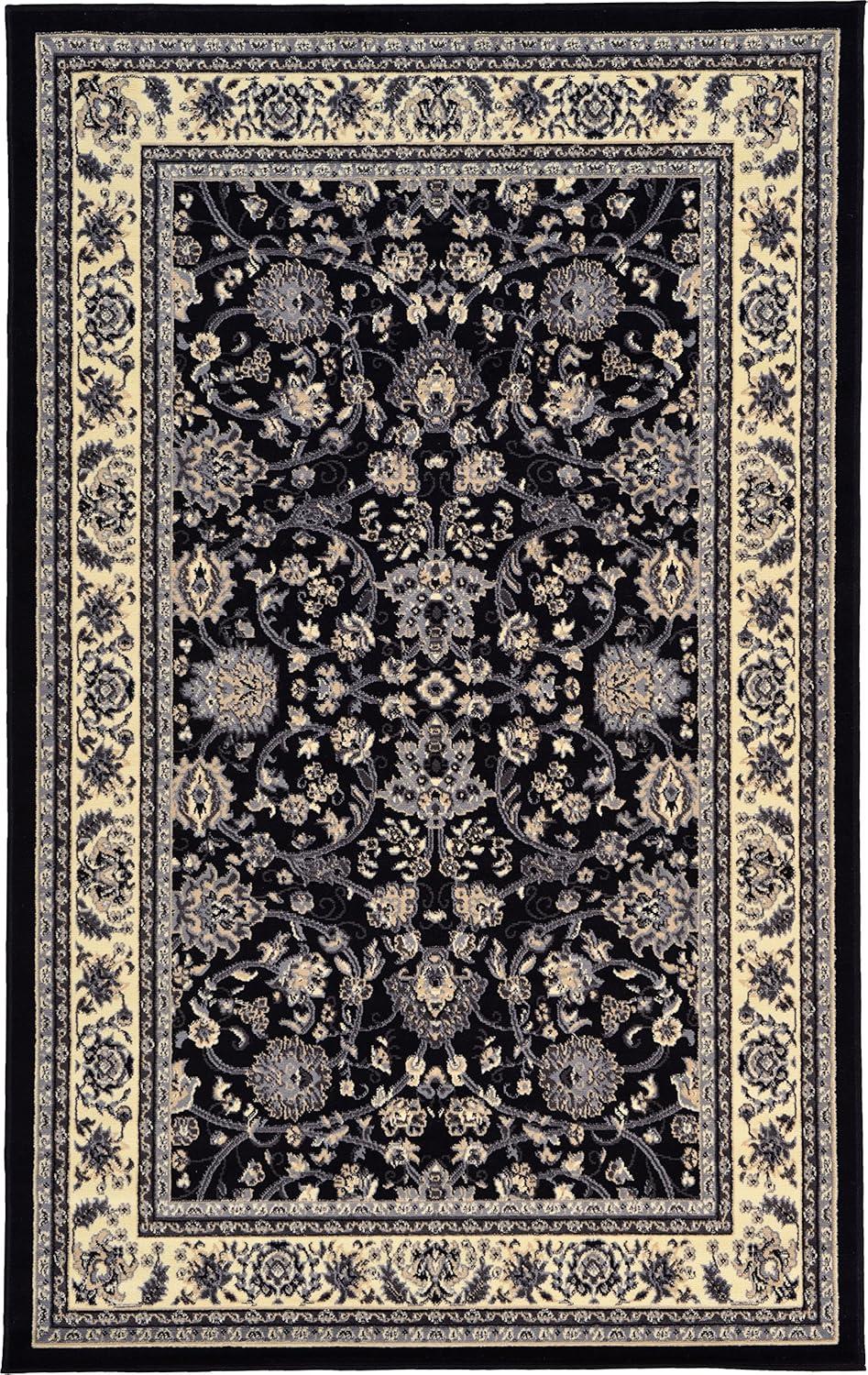 Unique Loom Sialk Hill Washington Floral Indoor Woven Area Rug