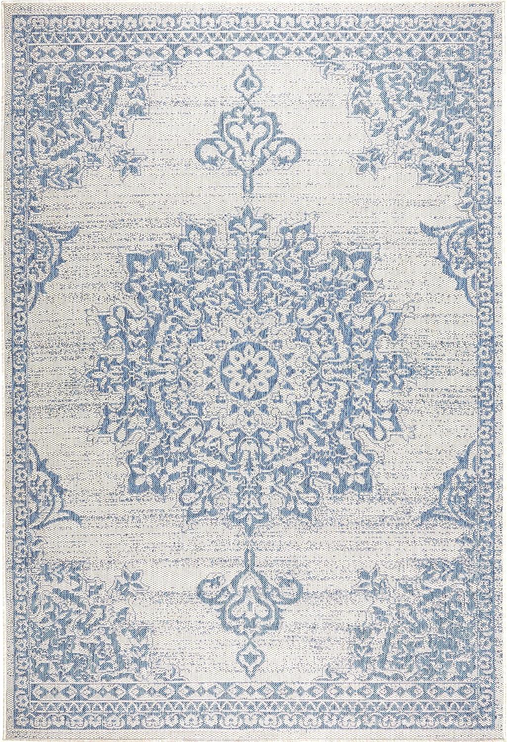 New York Oriental Gray/Blue Rug