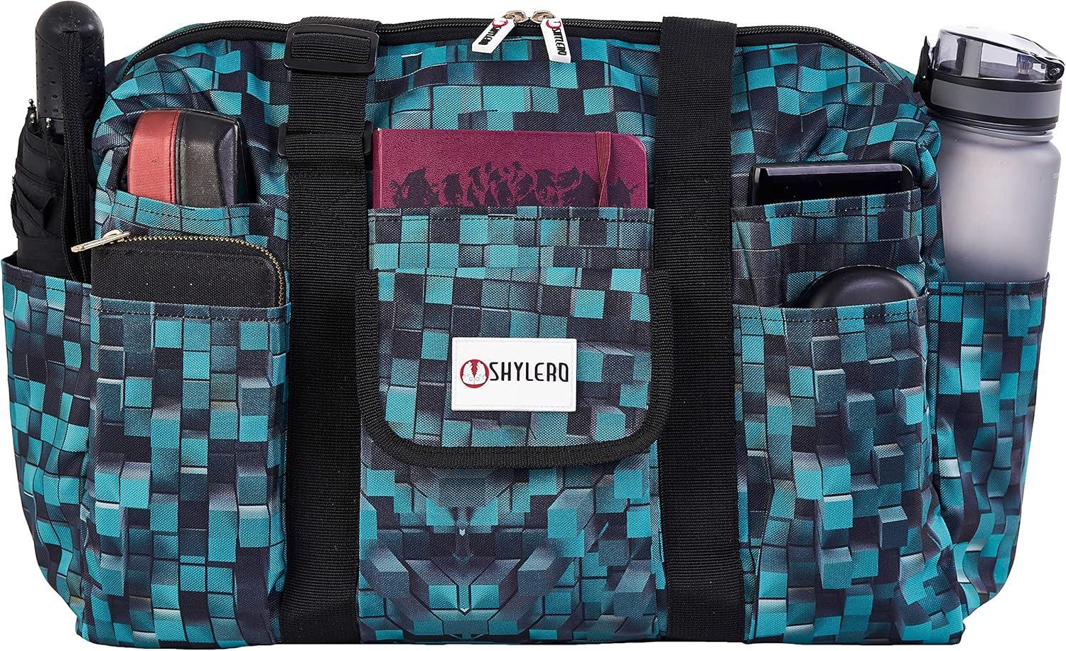 SHYLERO Nurse Bag with 21 Pockets - Big, Waterproof Medical Utility Tote for Daily Use