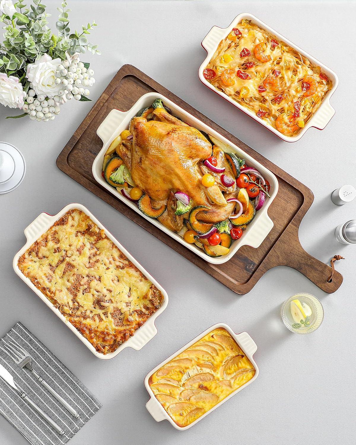 Rectangular Baking Dish Set of 4 (9"/11"/12"/14")