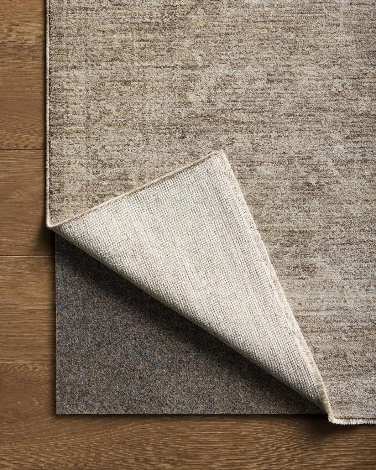 Tabitha Taupe and Pebble Synthetic Runner Rug 2'-7" x 8'-0"