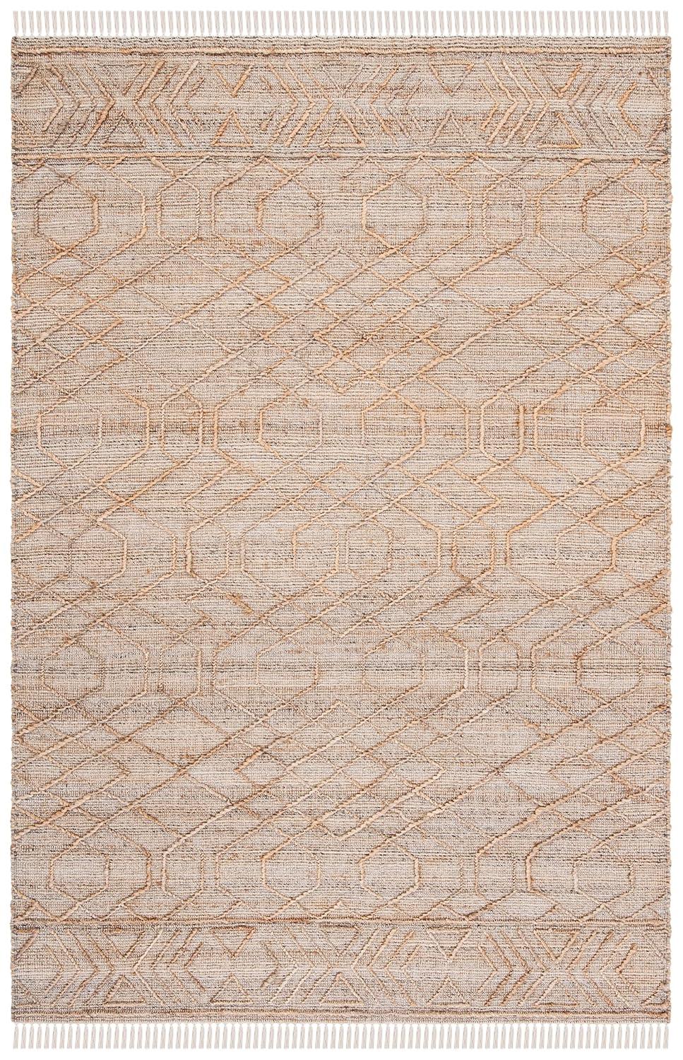 Natural Fiber NFB407 Hand Loomed Indoor Accent Rug - Natural/Beige - 3'x5' - Safavieh