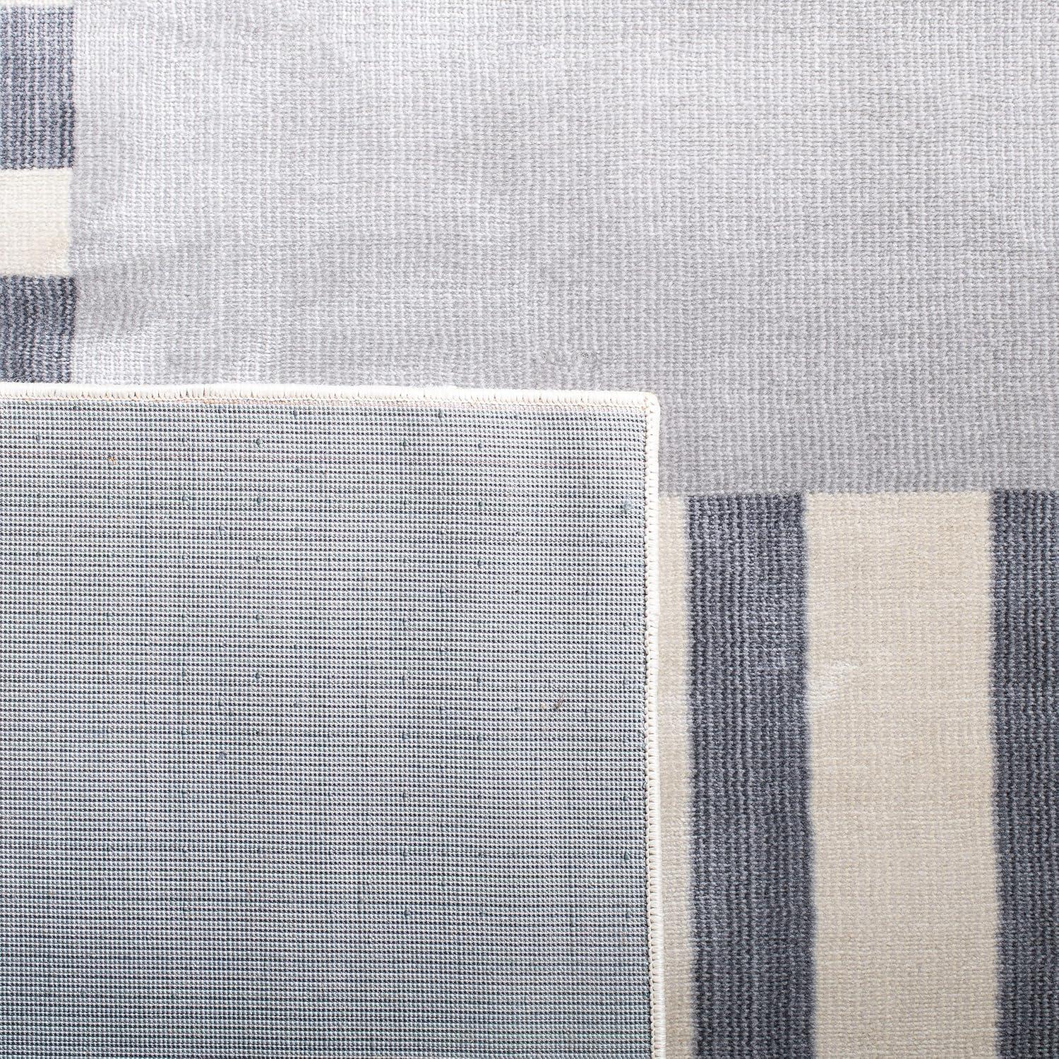 Orwell ORW397 Power Loomed Indoor Accent Rug - 3'x5' - Charcoal/Beige - Safavieh