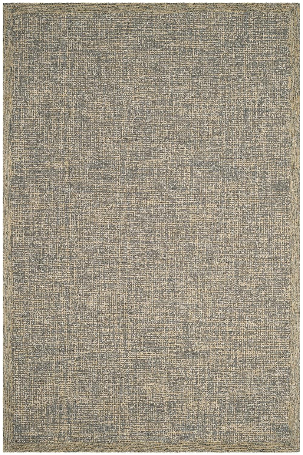 Abstract ABT220 Handmade Indoor Area Rug - Gold/Grey - 6'x9' - Safavieh