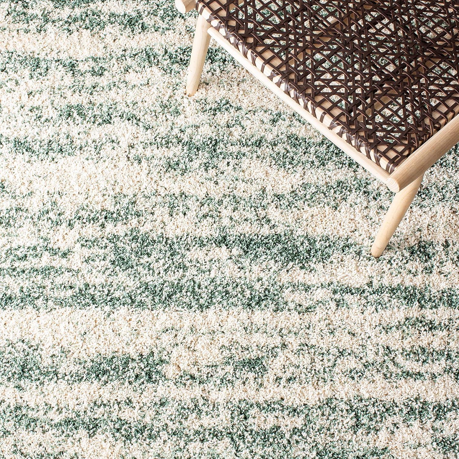 Hudson Shag SGH206 Power Loomed Accent Rug - Ivory/Beige - 2'x3' - Safavieh.