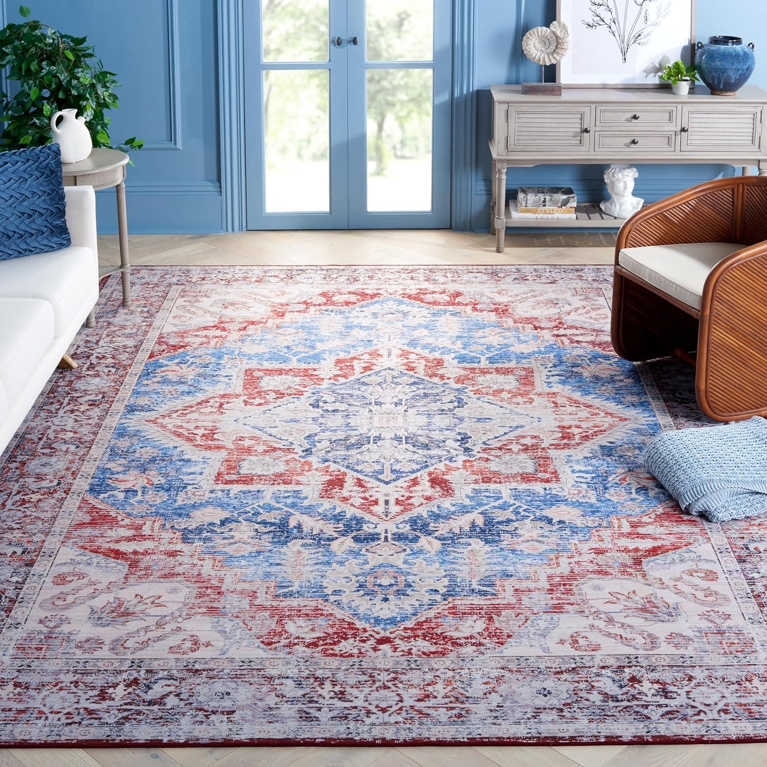 Tucson TSN115 Power Loomed Machine Washable Area Rug  - Safavieh