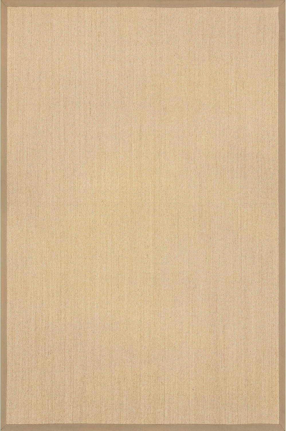 3'x5' Machine Woven orsay sisal Accent Rug Beige - nuLOOM: Modern Indoor Low Pile Skid-Resistant Area Rug