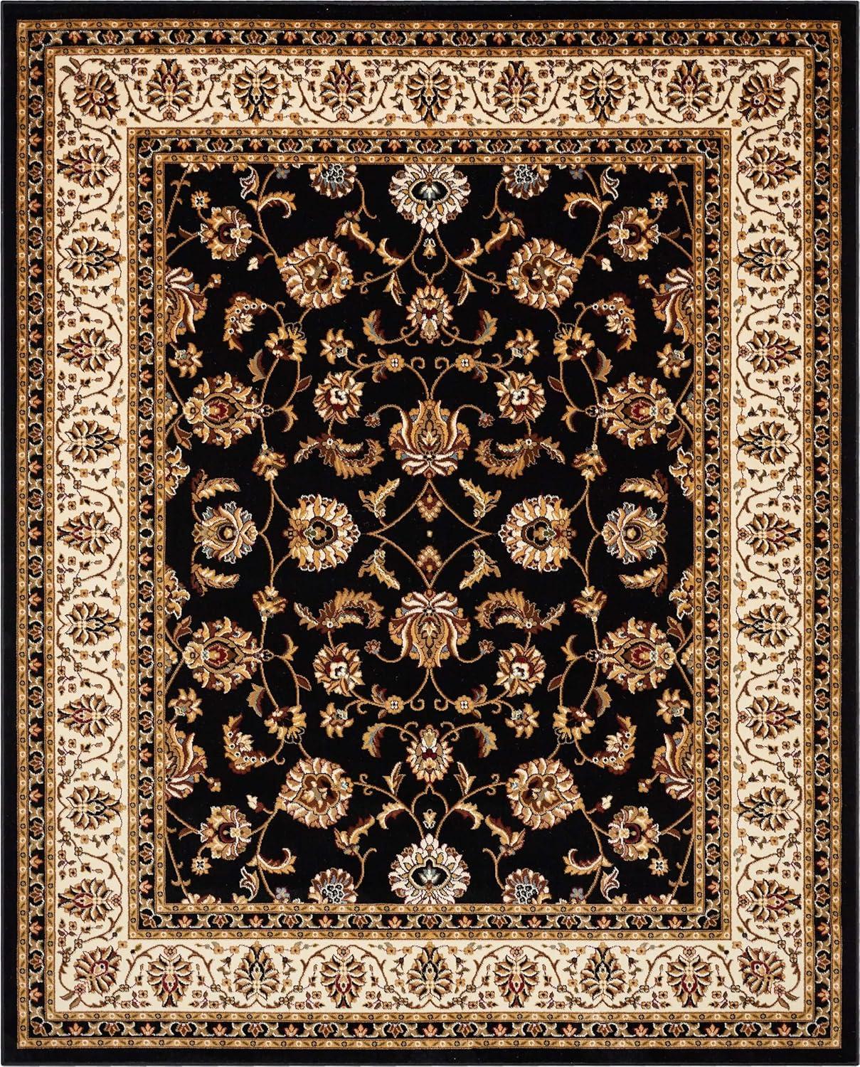 Well Woven Barclay Sarouk Traditional Oriental Panel Green 6'7" x 9'6" Area Rug