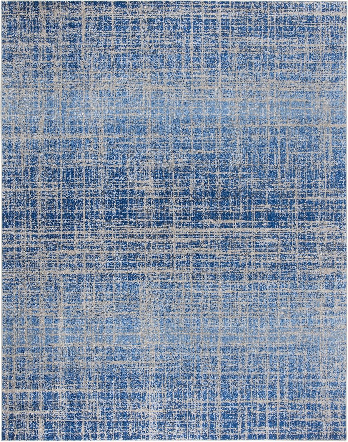 Adirondack ADR116 Machine Made Indoor Area Rug - Blue/Silver - 9'x12' - Safavieh