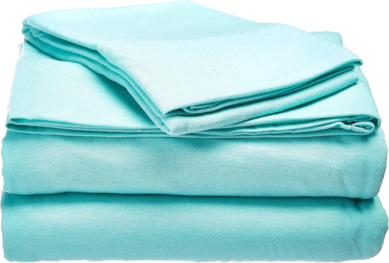 Cotton Blend Jersey Knit All Season Sheet Set