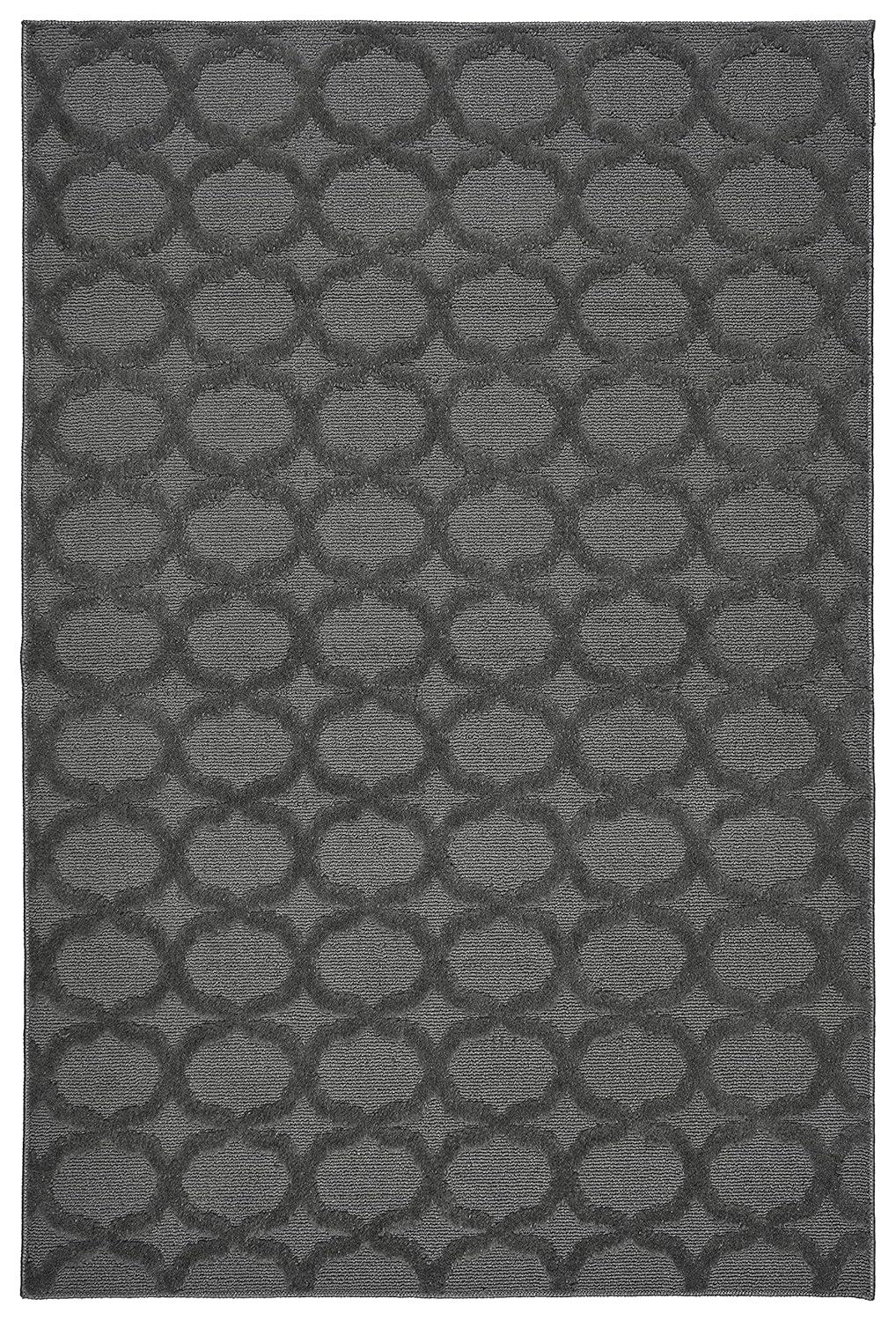 Garland Rug Sparta Cinder Gray Indoor Area Rug, 4' x 6'