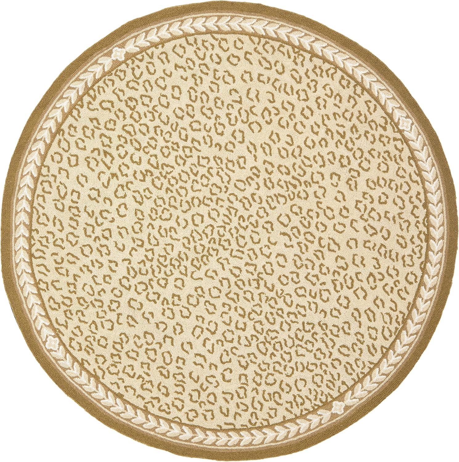 Martha Stewart Rugs Chelsea Hand Hooked Wool Animal Print Rug