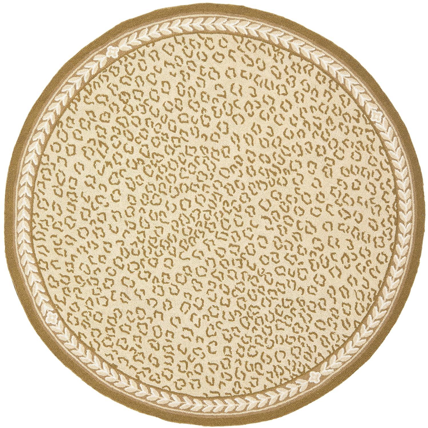 Martha Stewart Rugs Chelsea Hand Hooked Wool Animal Print Rug