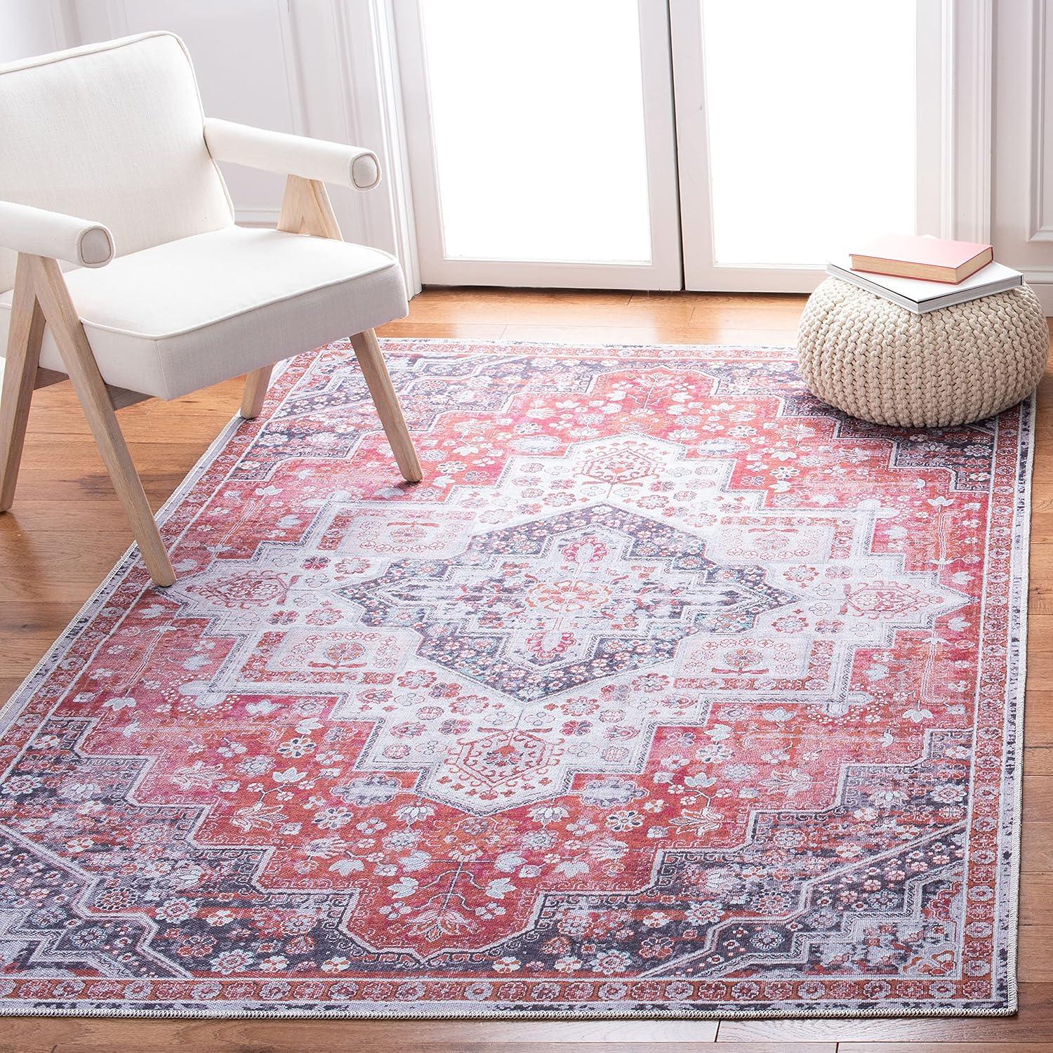 Serapi SEP563 Power Loomed Machine Washable Area Rug  - Safavieh